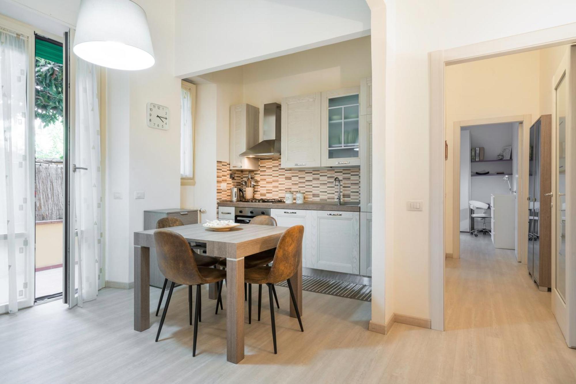 Appartamento Incantevole Con Patio Florença Exterior foto
